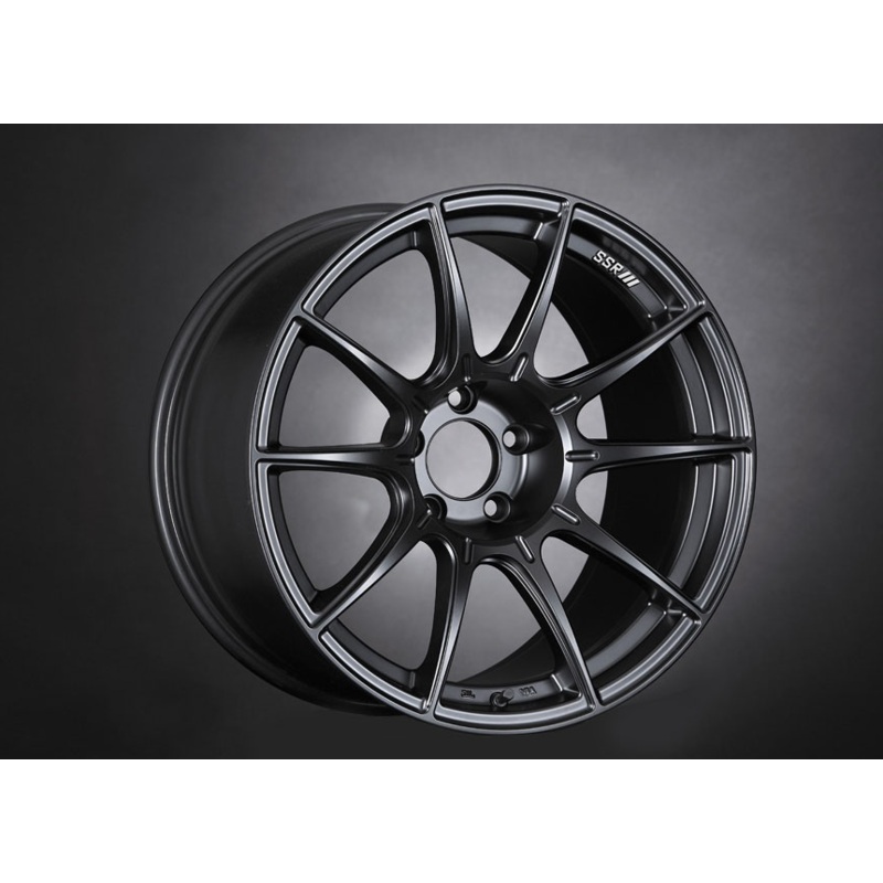 17×10 SSR GTX01 Flat Black 5×114.3 Bolt Pattern / 15mm Offset