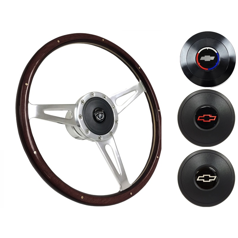 1969-75 Corvette Steering Wheel Kit | Deluxe Espresso Wood | ST3053A