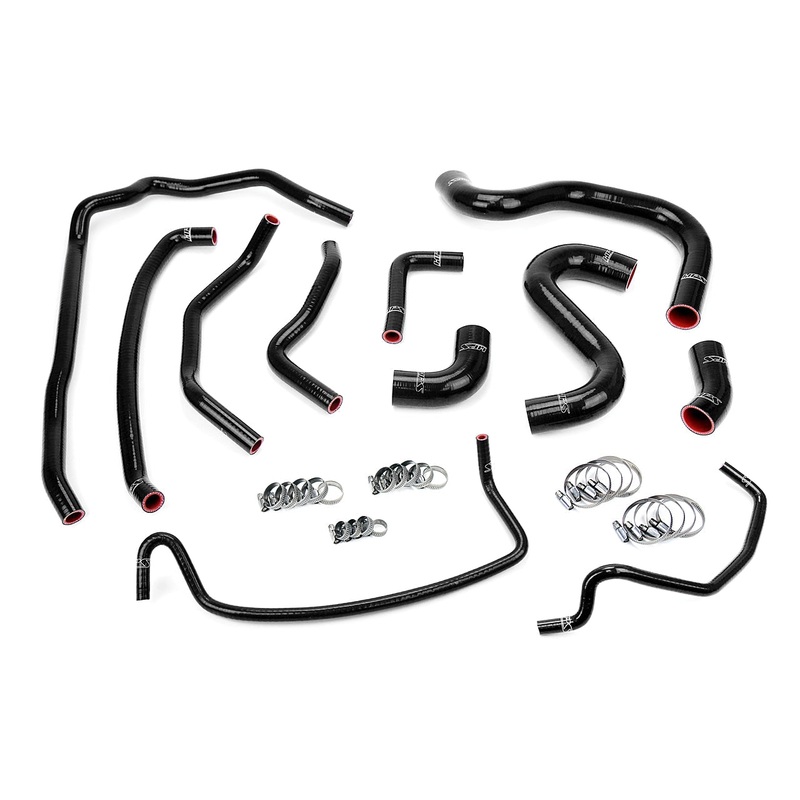 HPS Silicone Radiator + Heater Coolant Hose Kit | 2015 – 2017 Ford Mustang GT   (57-1502-BLK)