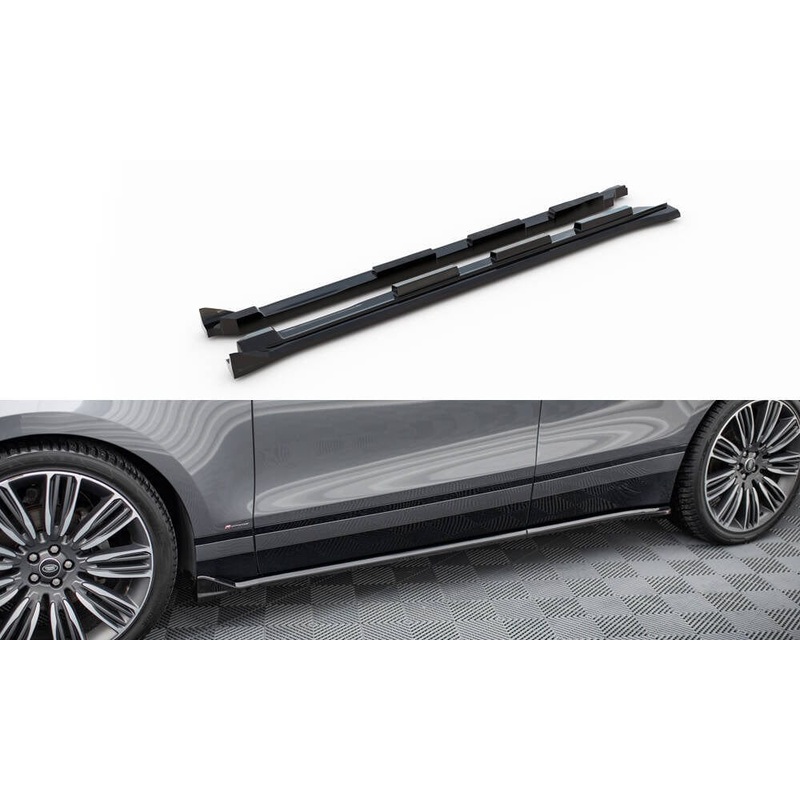 Maxton Design Side Skirts Diffusers Land Rover Range Rover Velar R-Dynamic Mk1