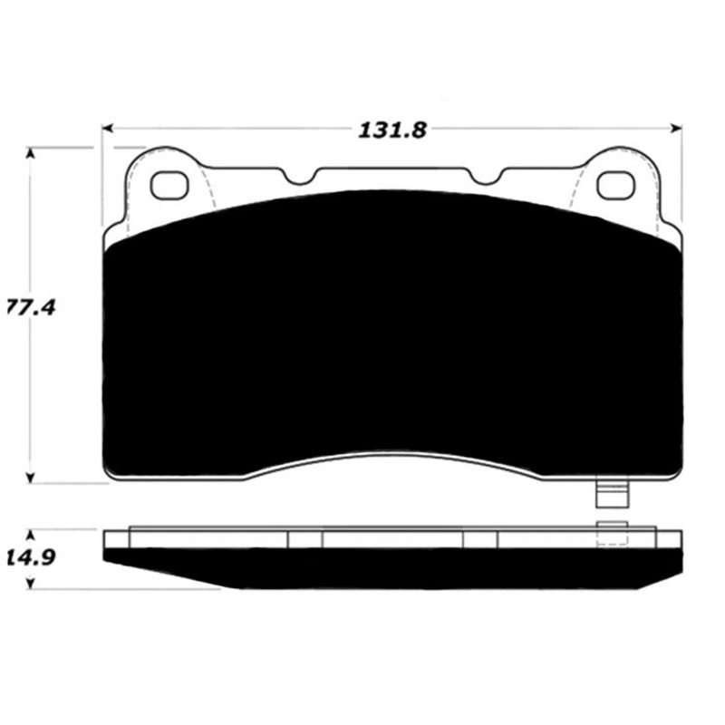 Porterfield Brake Pads for 2014 SUBARU WRX Sti