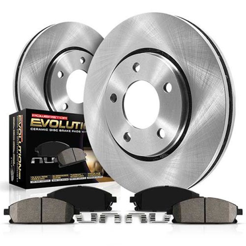 Power Stop Front Autospecialty Brake Kit | 2013 Acura ILX / 2013-2017 Honda Accord / 2013-2014 Honda Fit EV (KOE6490)