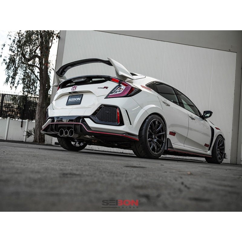 Seibon 16-17 Honda Civic Type R OEM Carbon Fiber Rear Lip
