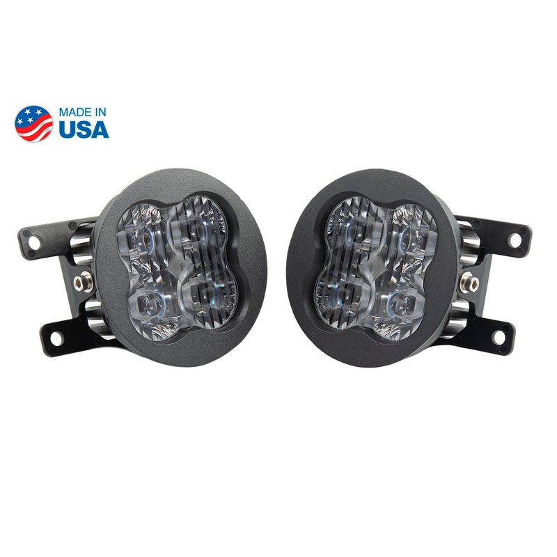 SS3 LED Fog Light Kit for 2019 Ram 1500 (non-LED) White SAE/DOT Driving Sport Diode Dynamics