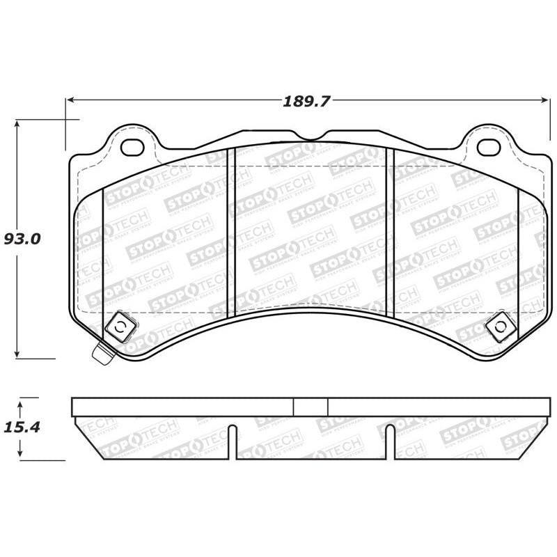 StopTech Street Brake Pads – Front