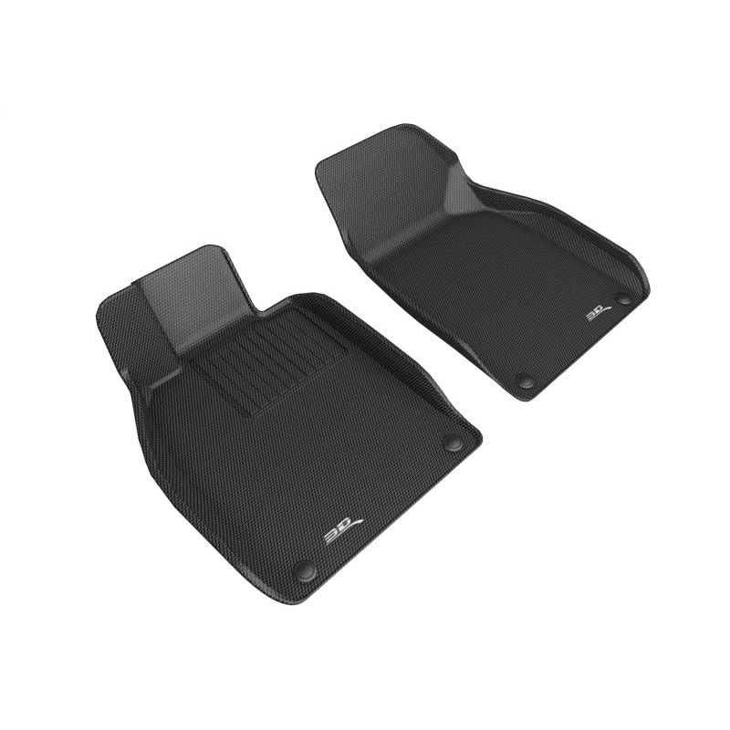 3D MAXpider Custom Fit KAGU Floor Mat (BLACK) Compatible for PORSCHE BOXSTER/CAYMAN/718 2013-2023 –