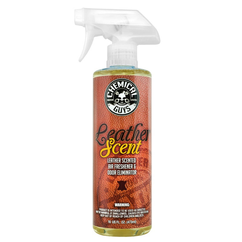 Chemical Guys Leather Scent Air Freshener & Odor Eliminator – 16oz