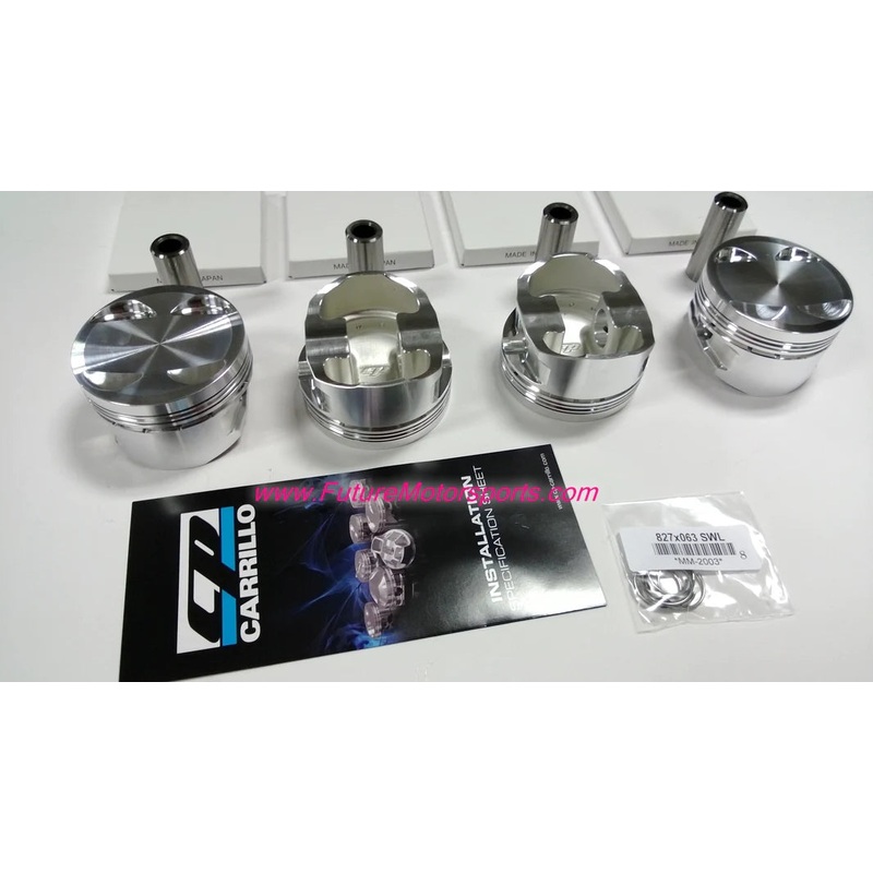 CP Carrillo Pistons Mitsubishi 4G64 / 4G63 2G Head 87mm 10:1 or EVO VIII/IX Head 10.5:1 100mm Stroke
