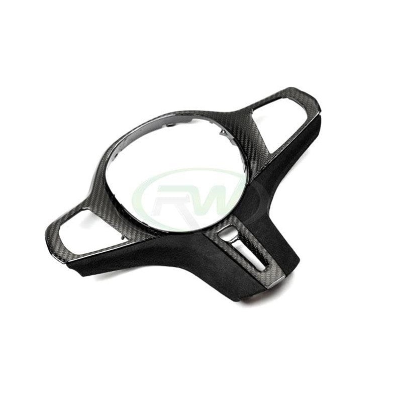 RW Carbon Carbon Fiber Alcantara Steering Wheel Trim – BMW / G20