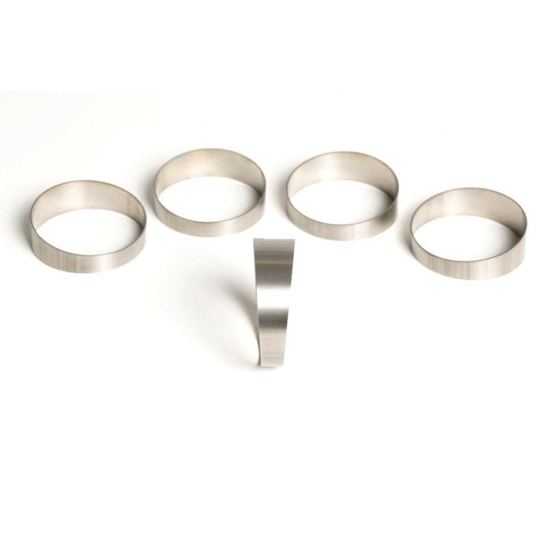 Ticon Industries 4.0in 45 Degree 1.37D/5.48in CLR Loose Radius 1mm Wall Titanium Pie Cuts – 5pk