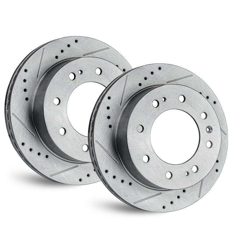 APF Front Brake Rotors Compatible for Ford F-350 Super Zinc Drilled/Slot Duty 1999-2004 | 331 MM / 13.031 Inch Rotor Diameter | OEM Fitment | Rust Free | 10YR WTY | 2 Rotors
