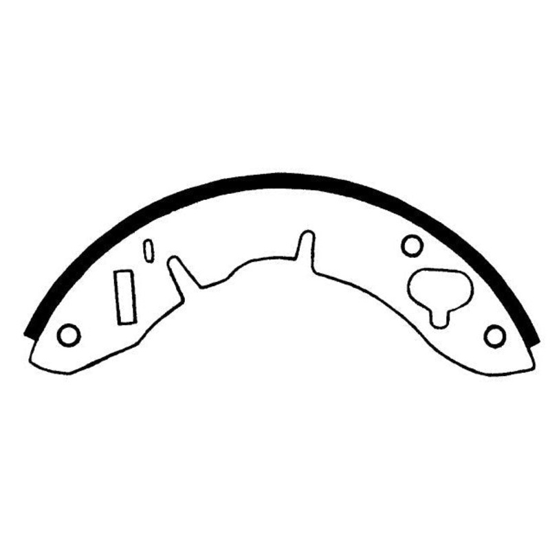 Porterfield Brake Shoes for 1973 MG MIDGET w/Front Discs