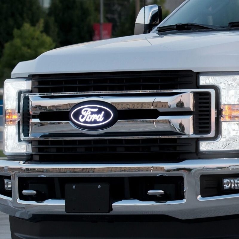 Putco 17-20 Ford SuperDuty Front Luminix Ford LED Emblem – w/o Camera CutOut