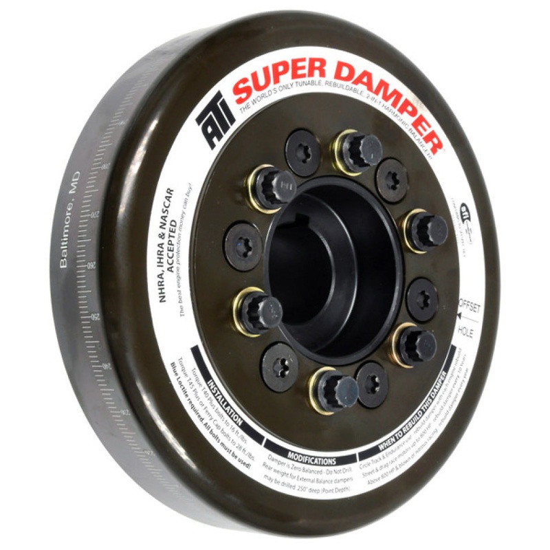 ATI Damper – 7.074in – Steel – Oliver Tractor – 6 Cyl – Chevy Front – 3 Ring – Diesel