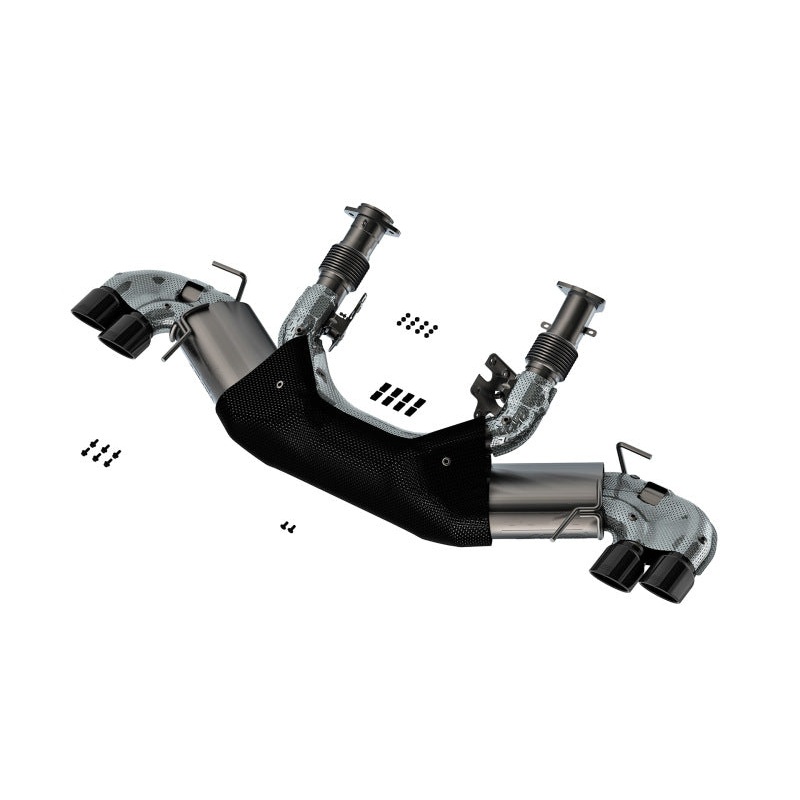 Borla 20-23 Chevy Corvette 6.2L V8 AT w/o NPP 3in ATAK Catback Exhaust – Black Chrome Tips