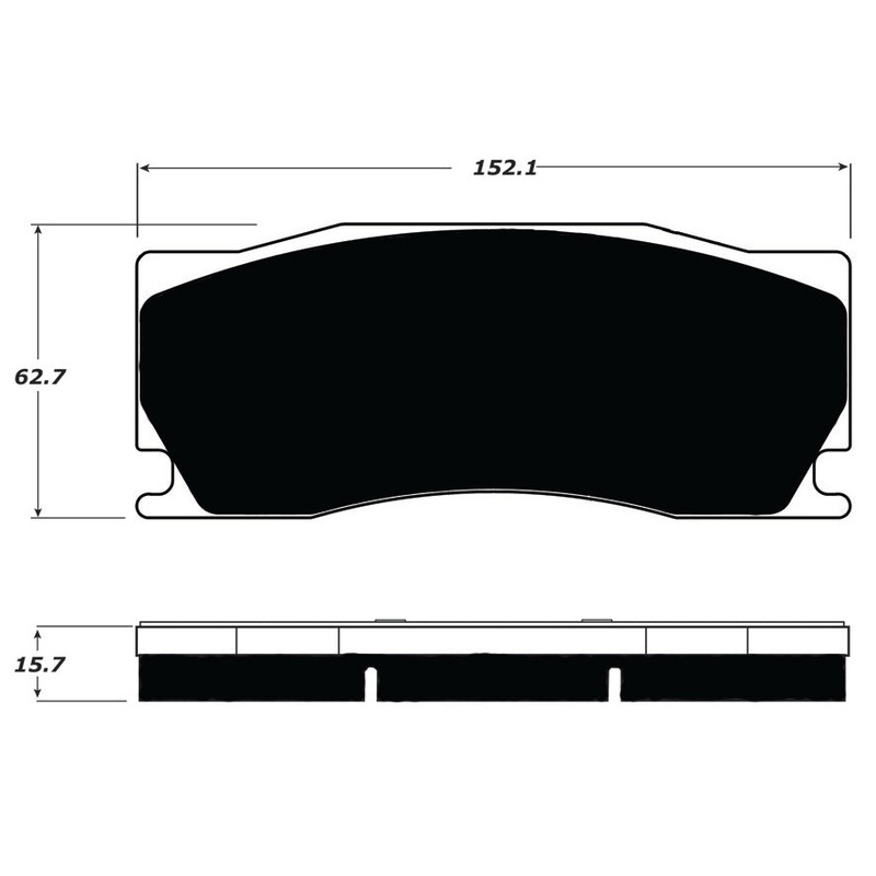 Porterfield Brake Pads for 2010 JAGUAR XKR w/Alcon Brake Pkg.