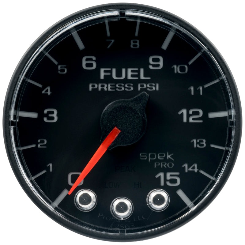 Autometer Spek-Pro – Nascar 2-1/16in Fuel Press 0-15 psi Bfb Ecu