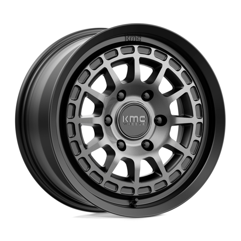KMC Wheels KM719 Canyon 17″ 6×139.7 Satin Black With Gray Tint