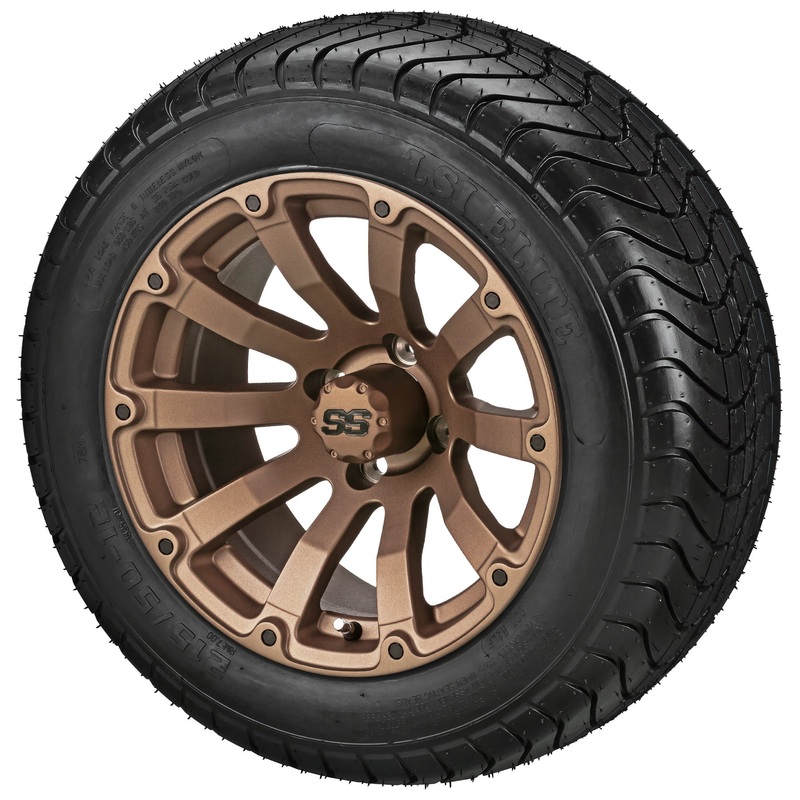 LSI 12″ Beast Matte Bronze Wheel and Low Profile Tire Combo