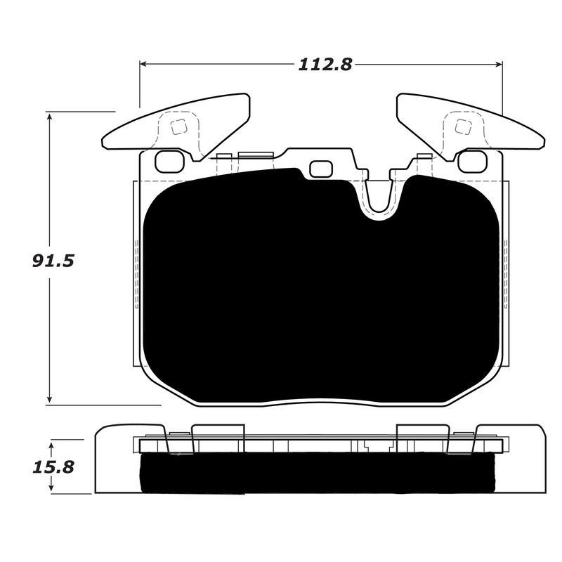 Porterfield Brake Pads for 2015 BMW Activehybrid 3 – w/M Sport Brakes