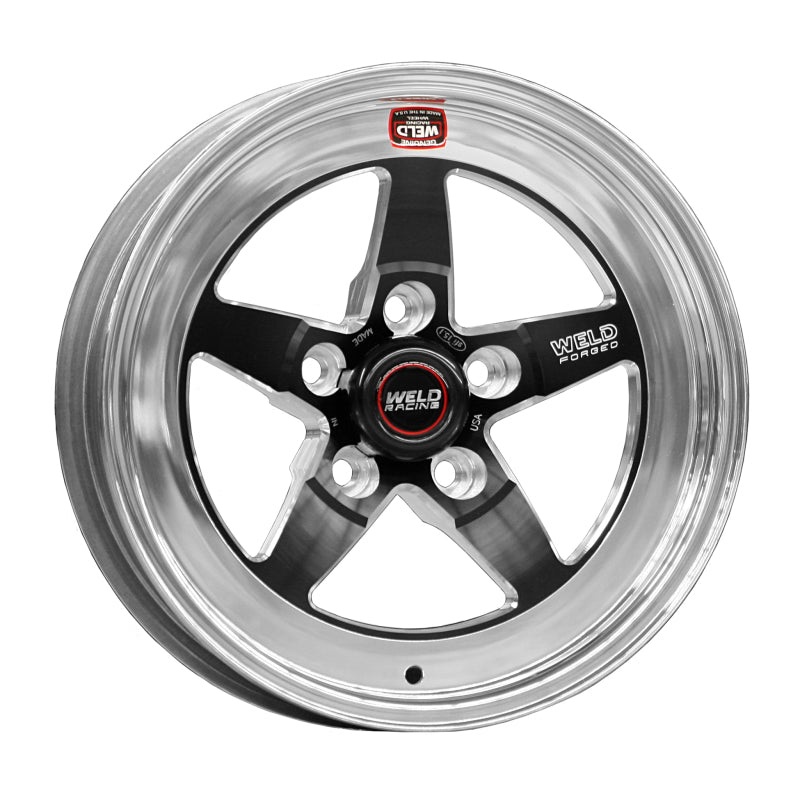 Weld S71 15×11.33 / 5×4.5 BP / 4.5in. BS Black Wheel (Medium Pad) – Non-Beadlock