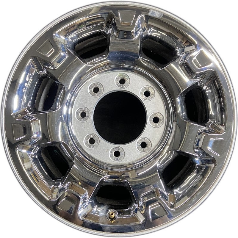 18″ FORD F250SD PICKUP 12-13 18×8 SRW TPMS aluminum 7 spoke chrome clad Original OEM Wheel Rim
