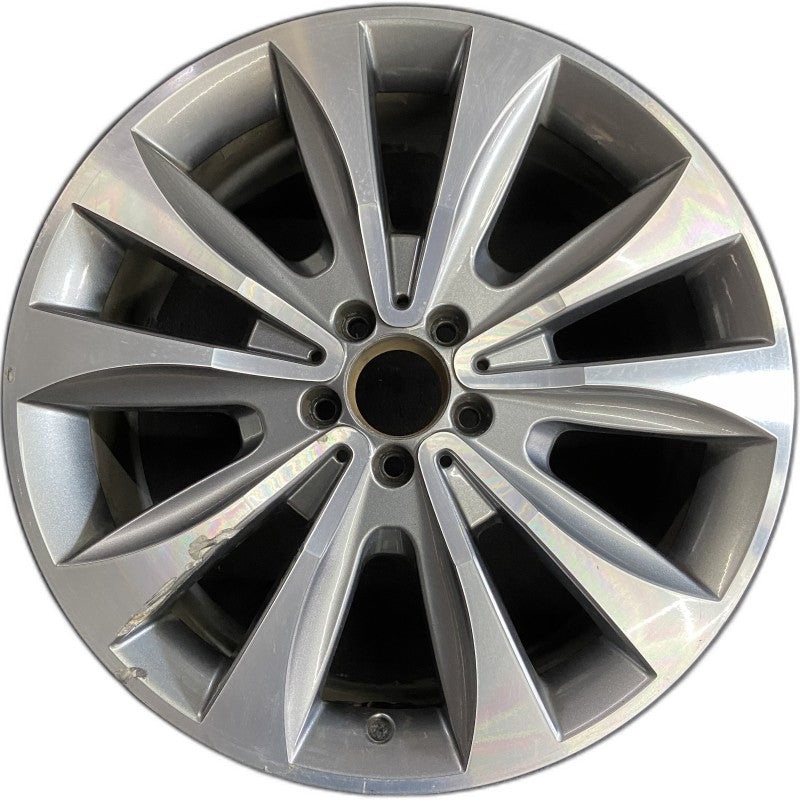 20″ MERCEDES GL-CLASS 13-15 166 Type; GL350 20×8.5 10 spoke carved spokes Original OEM Wheel Rim