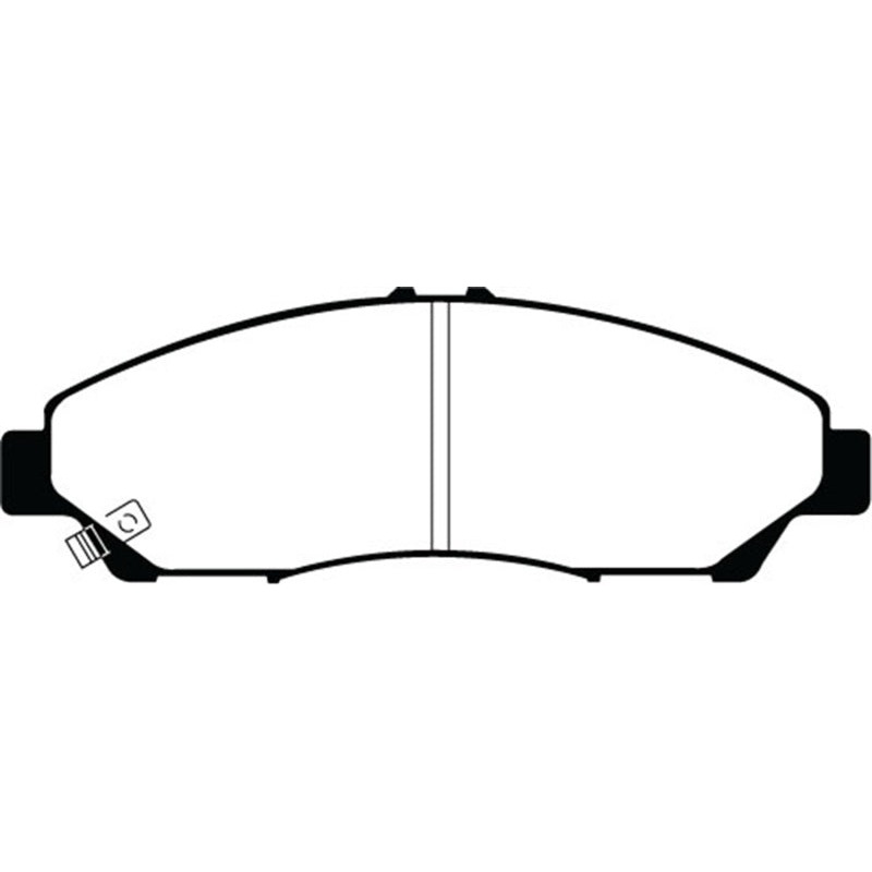 EBC 07-13 Acura MDX 3.7 Greenstuff Front Brake Pads