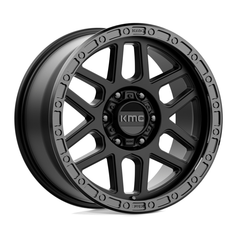 KMC Wheels KM544 Mesa 17″ 6×135 Satin Black With Gloss Black Lip