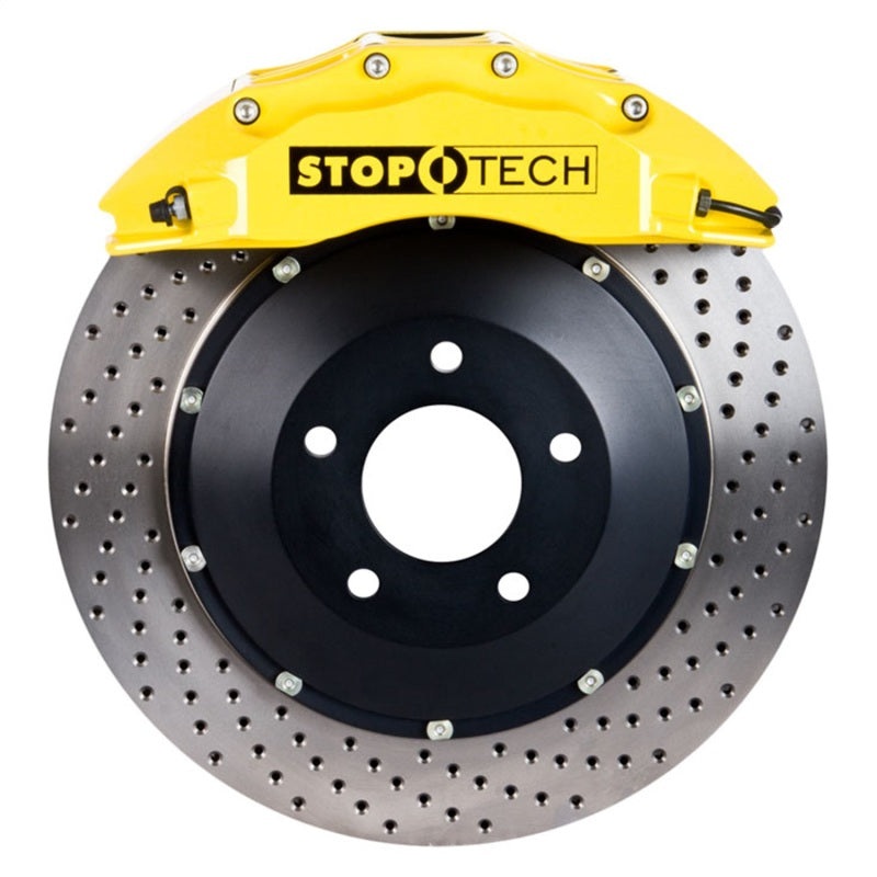 StopTech 06-09 BMW Z4M Coupe/Roadster/01-07 M3 Front BBK w/ Yellow ST-60 Caliper 355×32 Drilled Roto