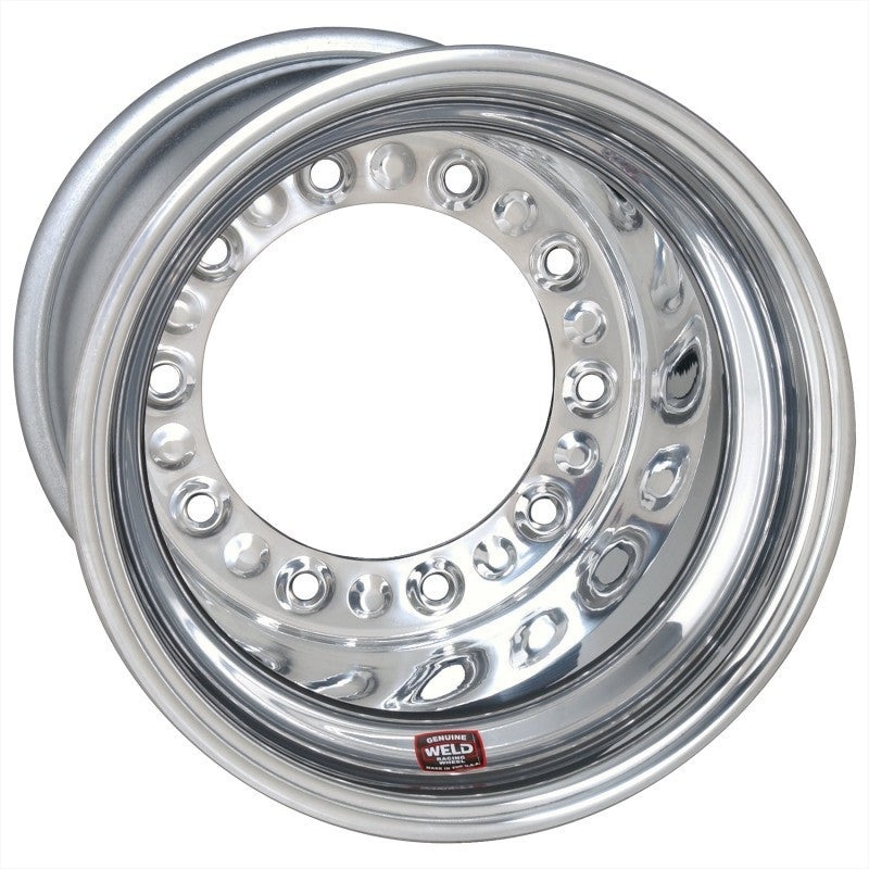 Weld Wide 5 HS Direct Mount 15×14 / 5×10.25 BP / 5in. BS Polished Assembly – Mod Beadlock