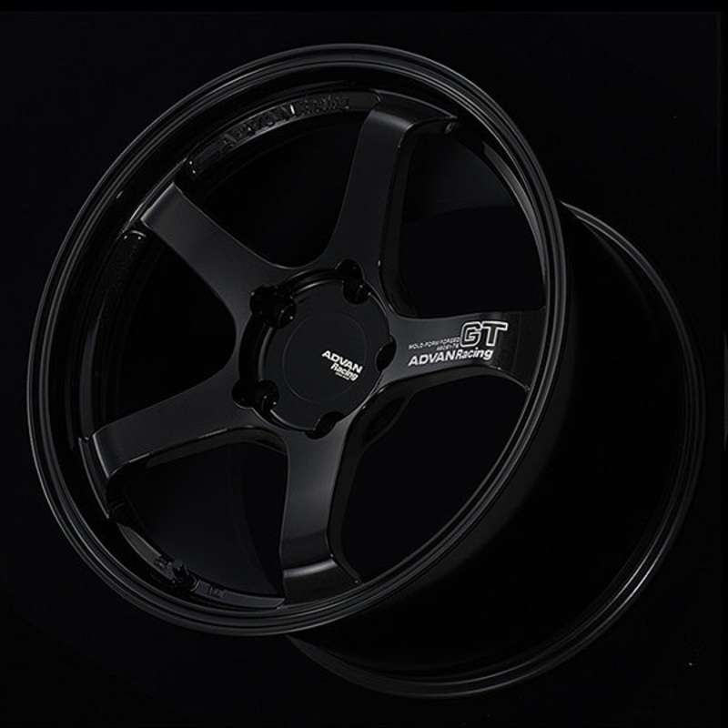Advan GT Wheel for Porsche – 18×9.0 +46 | 5×130 | Racing Titanium Black