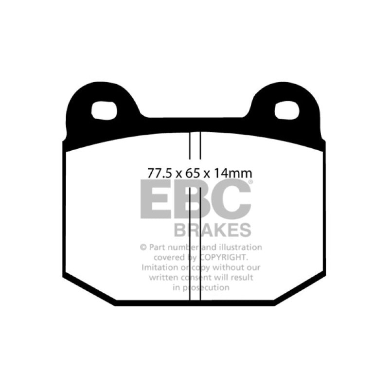 EBC Brembo XA6.L6.11 Caliper Orangestuff Brake Pads