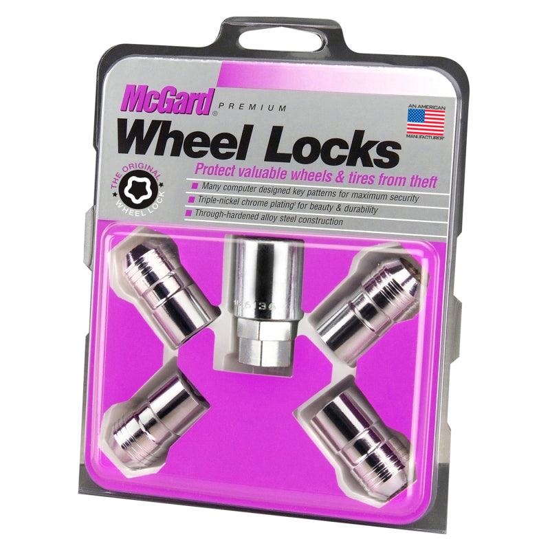 McGard Wheel Lock Nut Set – 4pk. (Cone Seat) M14X1.5 / 21mm & 22mm Dual Hex / 1.639in. L – Chrome