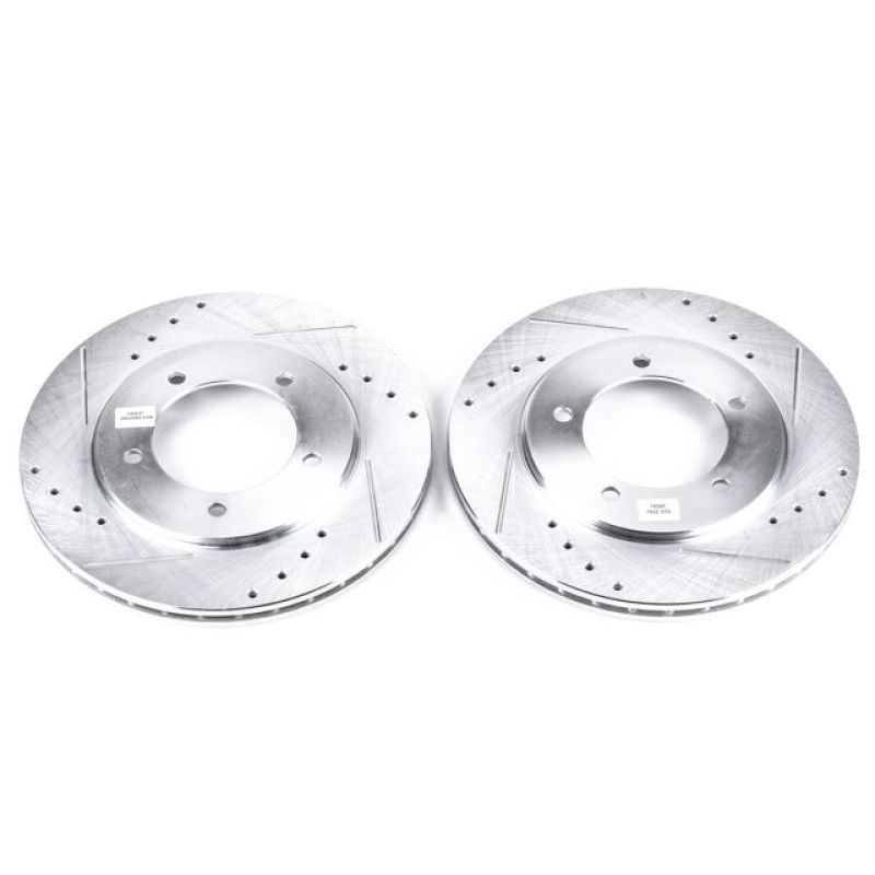 Power Stop 00-05 Suzuki Grand Vitara Front Evolution Drilled & Slotted Rotors – Pair