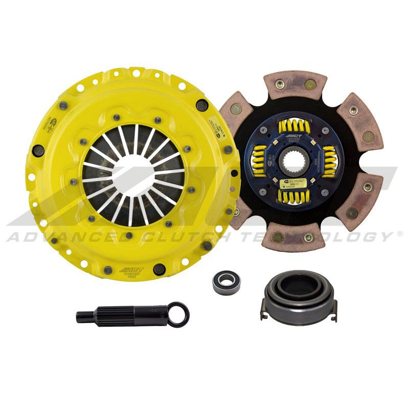 ACT HD Race Clutch Kit w/ Sprung 6-Pad Disc – 99-00 Civic Si / 94-97 Del Sol VTEC & 94-01 Integra | AI4-HDG6