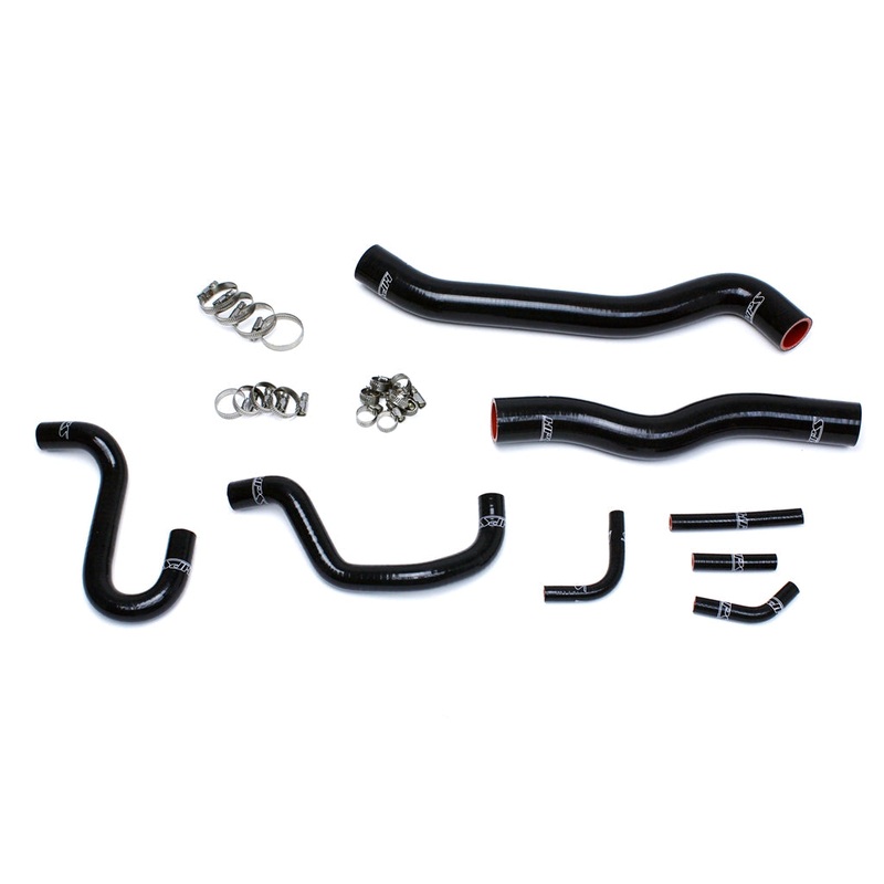 HPS Silicone Radiator + Heater Coolant Hose Kit | 2013 – 2016 Hyundai Genesis Coupe  (57-1518-BLK)