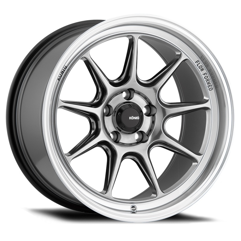 Konig Countergram 18×8.5 5×100 ET40 Hyper Chrome / Machined Lip