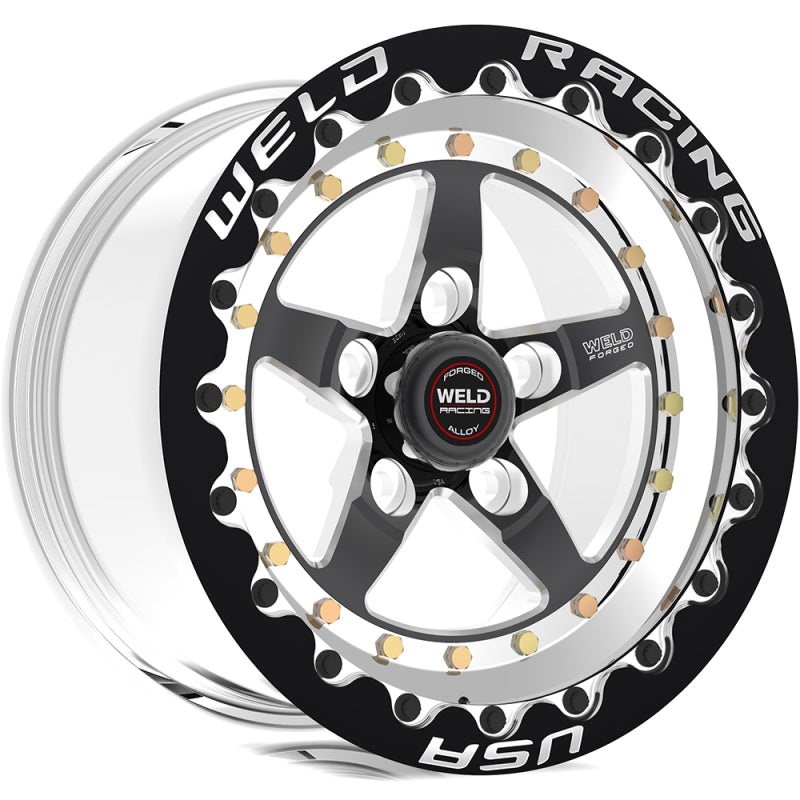 Weld Weldstar 15×10 / 5×120 BP / 7.5in. BS Black Wheel – Black Single Beadlock MT
