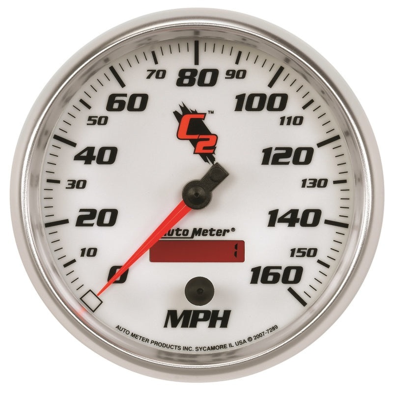 Autometer C2 5 inch 160MPH In-Dash Electronic Programmable Speedometer Universal | 7289