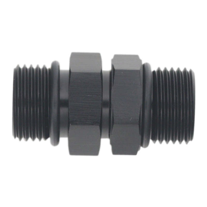 DeatschWerks 8AN ORB Male to 8AN ORB Male Swivel Adapter – Anodized Matte Black