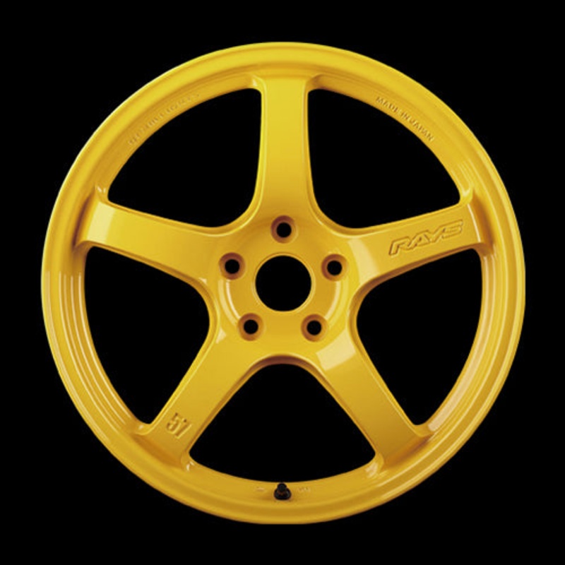 Gram Lights 57CR 2324 Wheel – 18×9.5 +22 | 5×114.3 | Mach Yellow