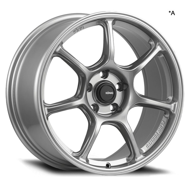 Konig Ultragram 15×9 4×100 ET35 Titanium Metallic Knurled Bead