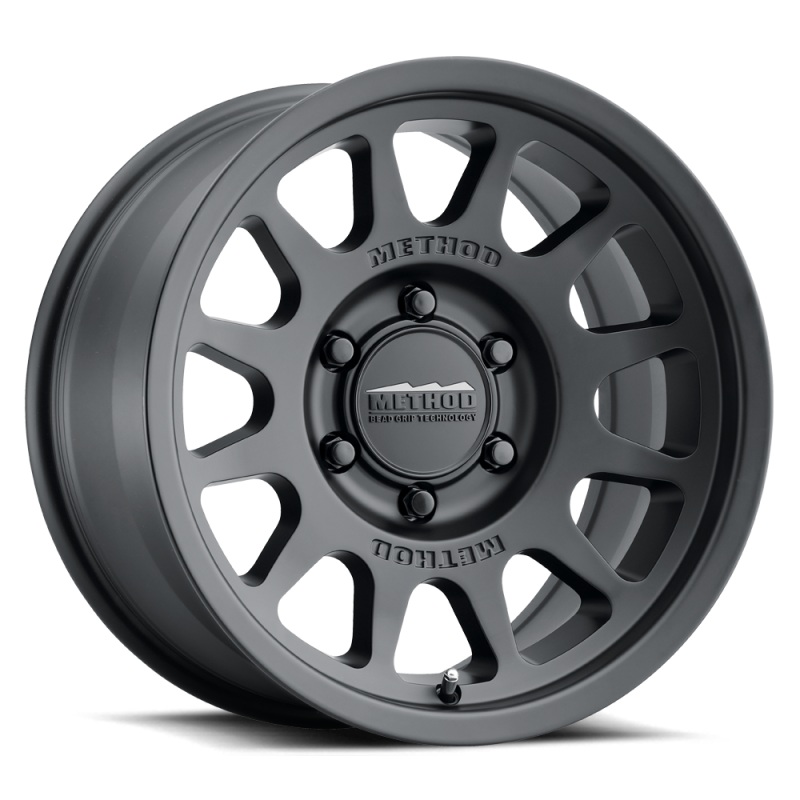 Method MR703 17×8.5 0mm Offset 6×135 87mm CB Matte Black Wheel