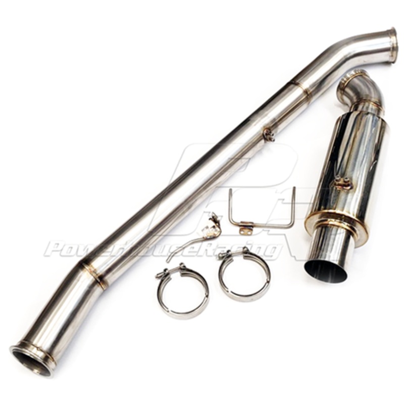 PHR 4.0″ Single Exhaust for IS300 – 4.0″ Stainless tubing with a Vibrant muffler – 5.0″ Polished Tip
