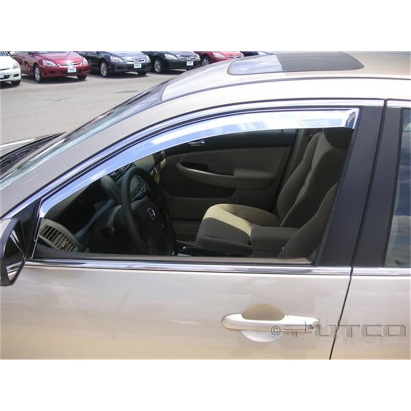 Putco Sedan Element Chrome Window Visors Honda Accord 2005-2007 | 480423
