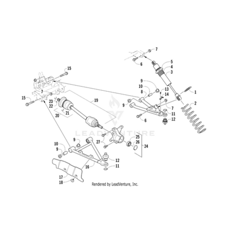 Suspension Spring – Green by Arctic Cat