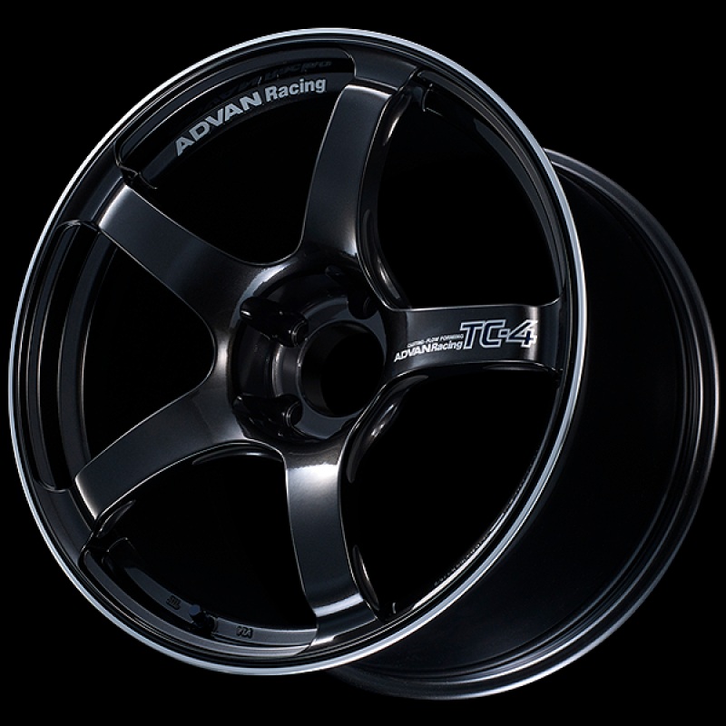 Advan TC4 18×10 +25 5-114.3 Racing Black Gunmetallic & Ring Wheel