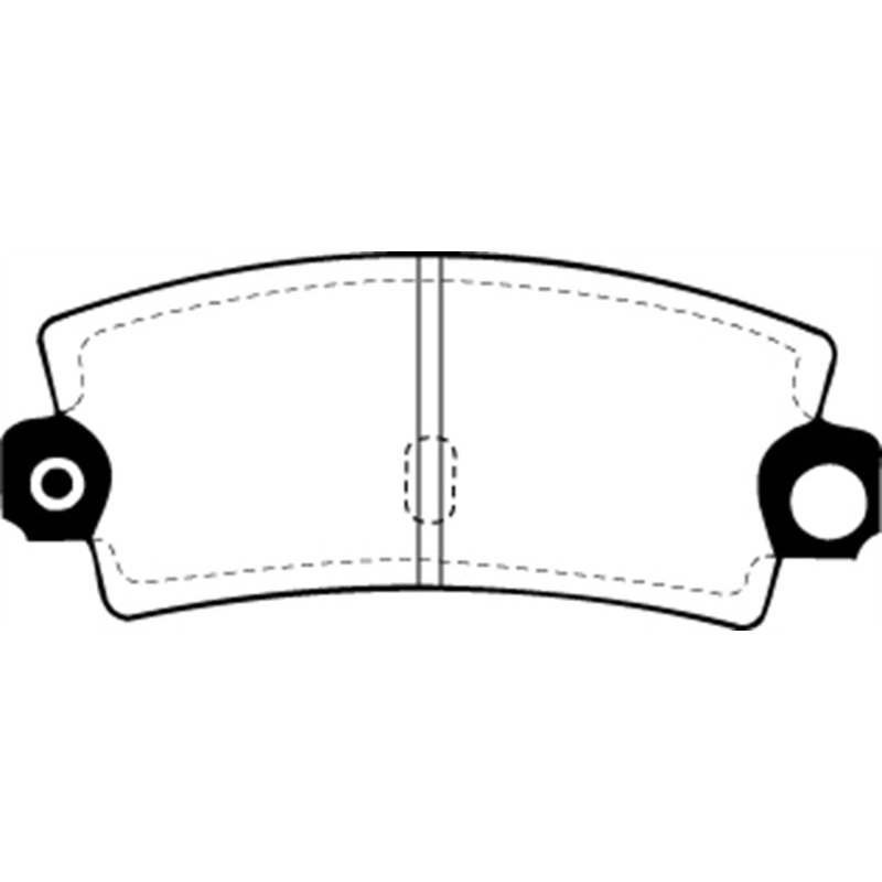EBC 85-90 Lotus Esprit 2.2 Redstuff Rear Brake Pads