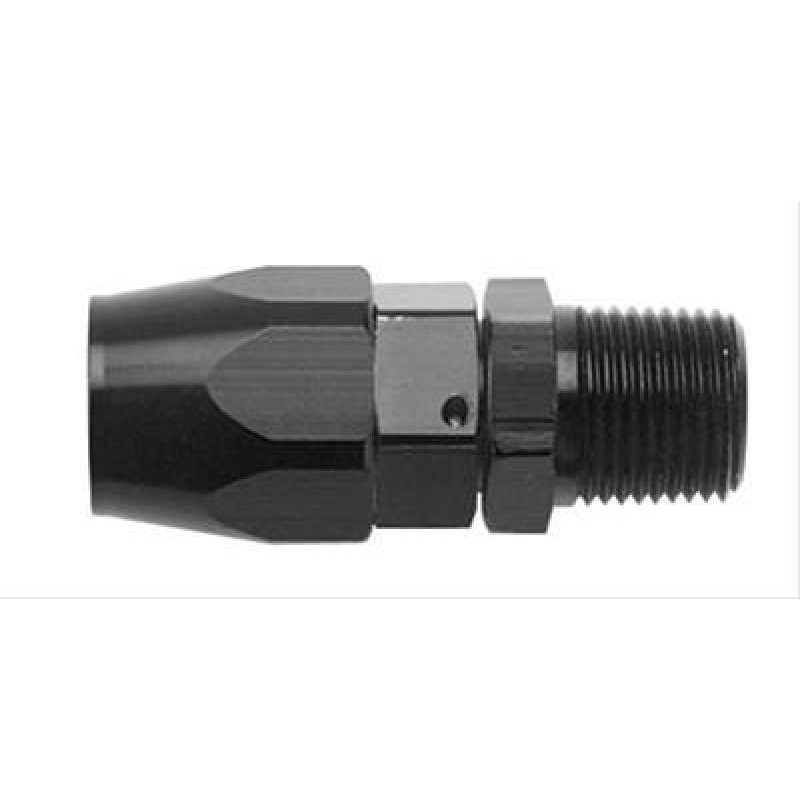 Fragola -6AN Straight Hose End x 1/8 NPT – Black